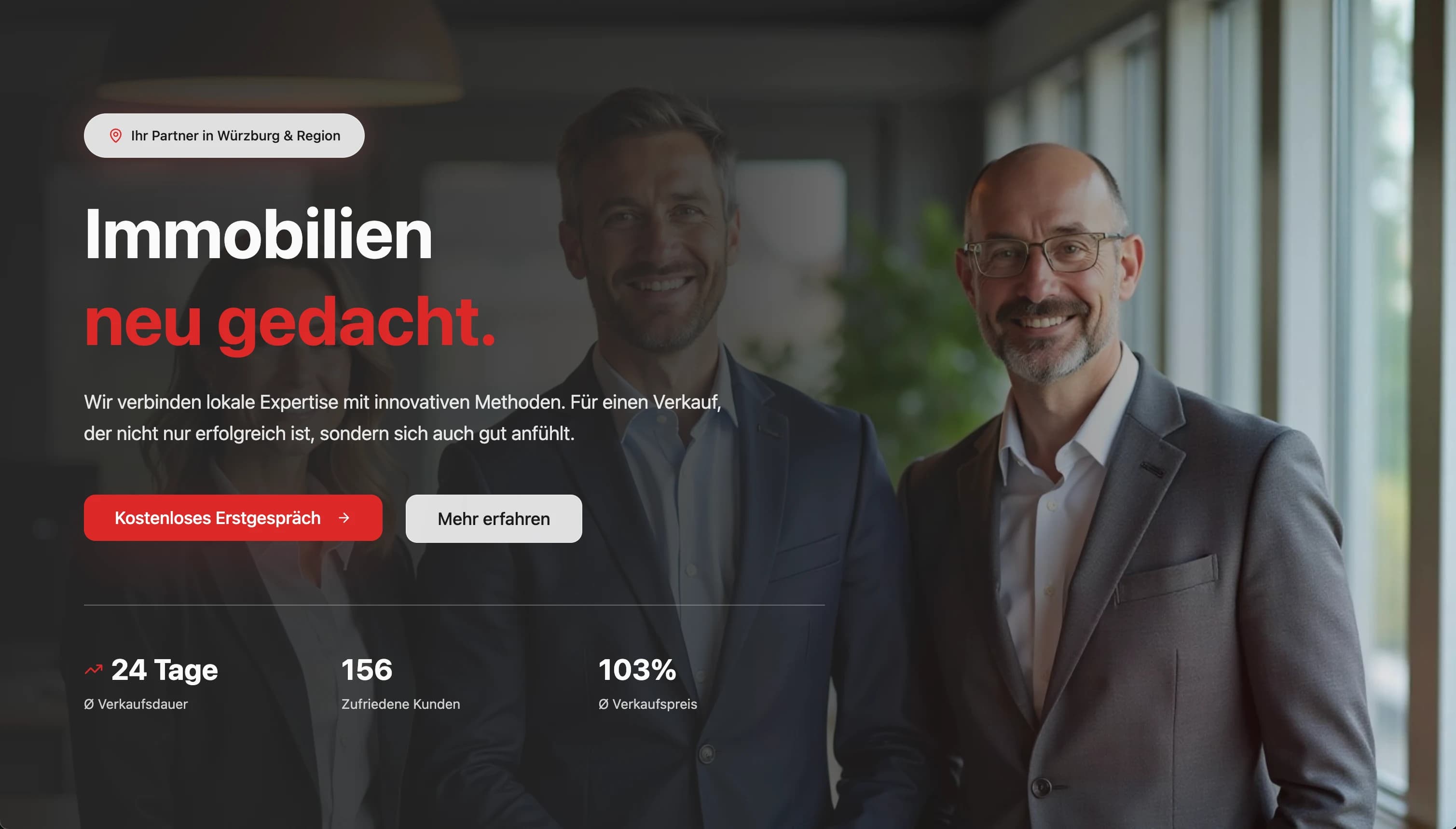 Website für Immobilienmakler Würzburg – professionelle Makler-Präsenz