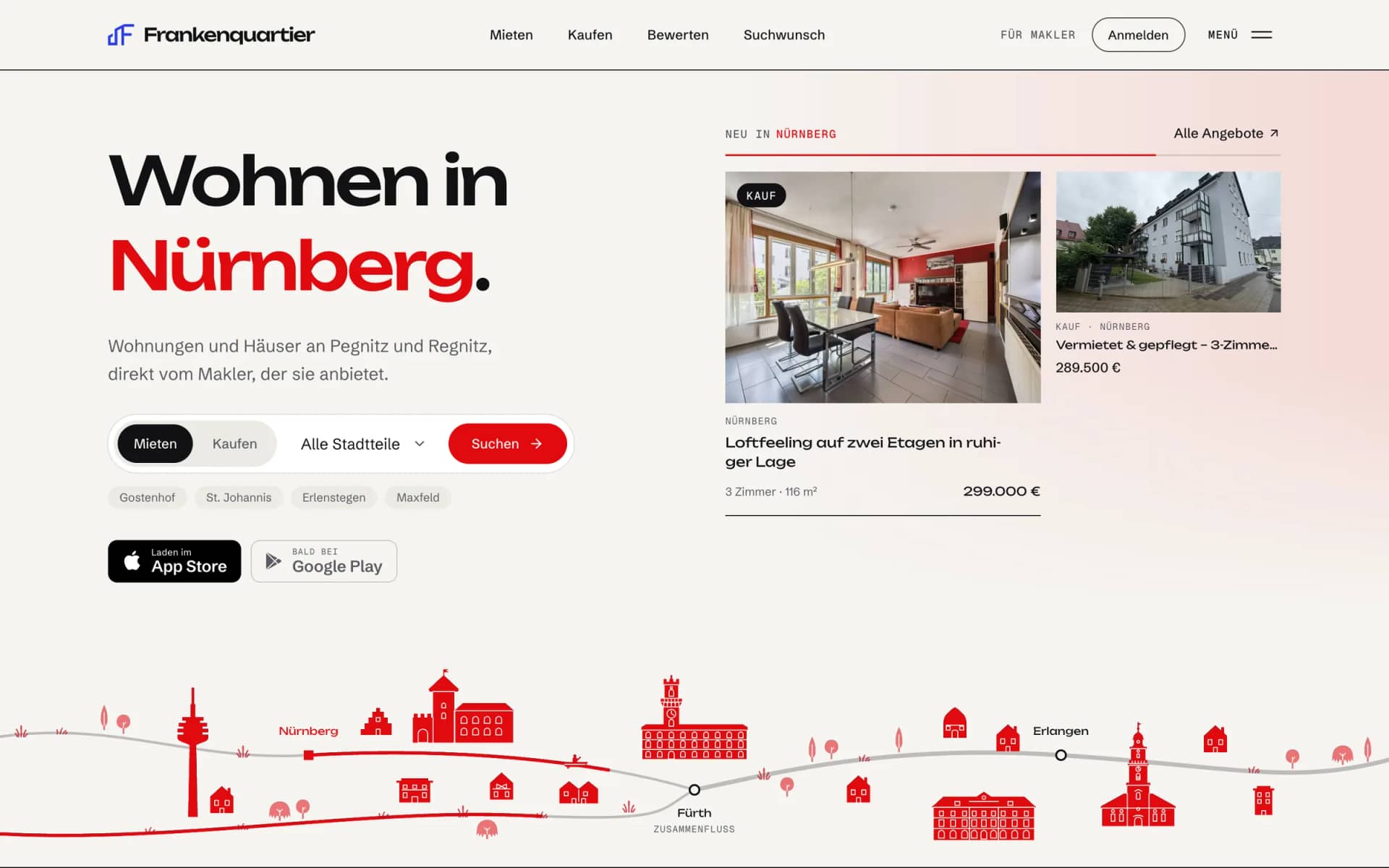 Startseite von Frankenquartier