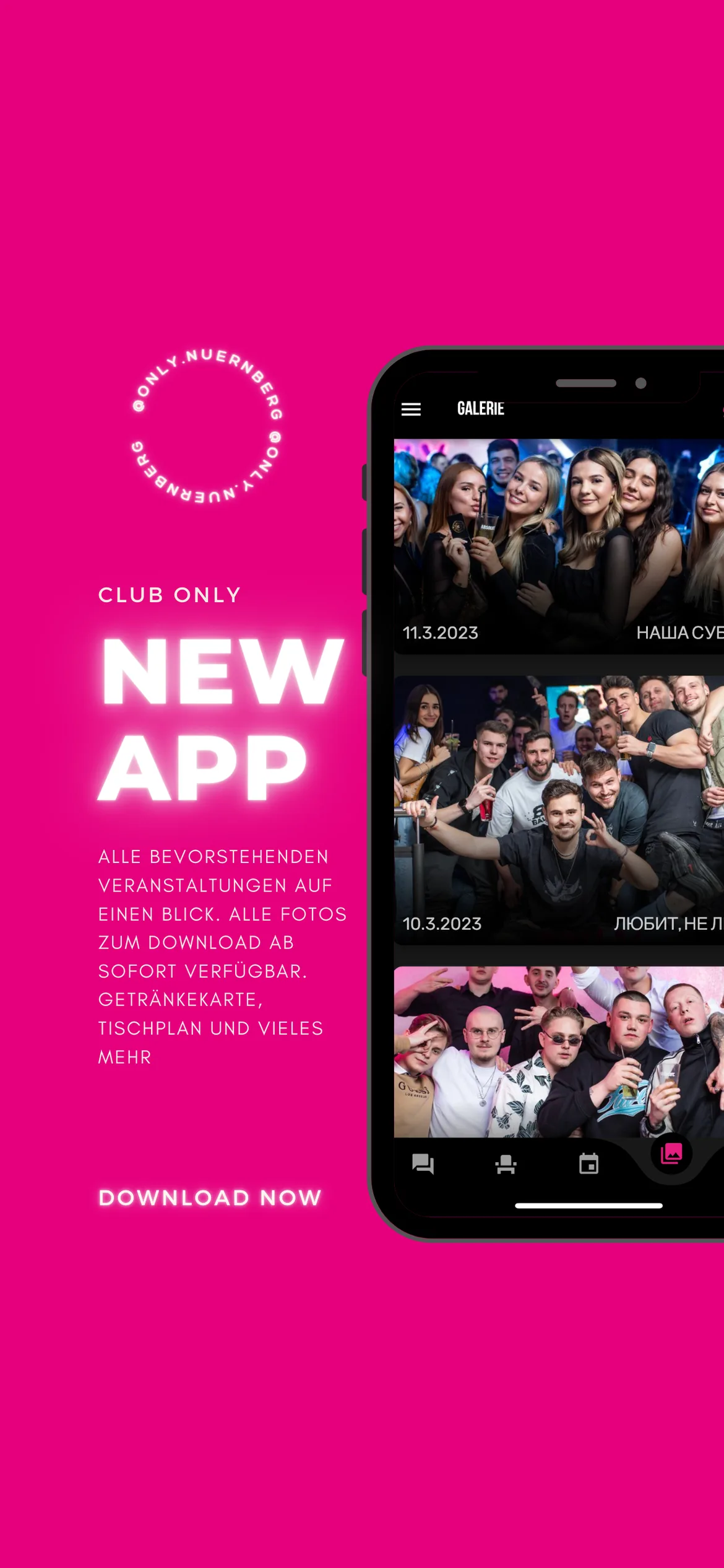 Only Nürnberg App: Die neue Club-App mit Fotogalerie