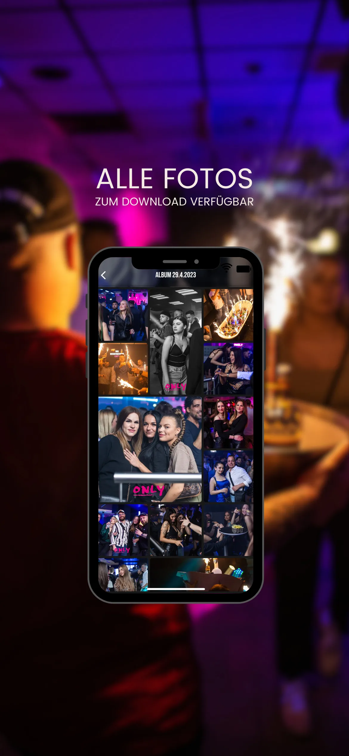 Only Nürnberg App: Alle Fotos der Partynächte zum Download